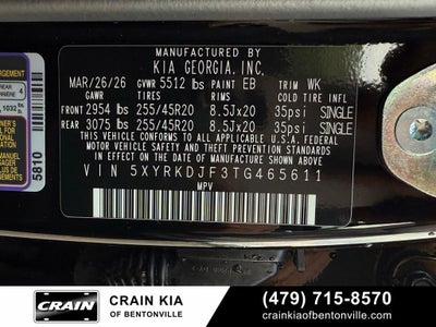 2026 Kia Sorento X-Line SX Prestige