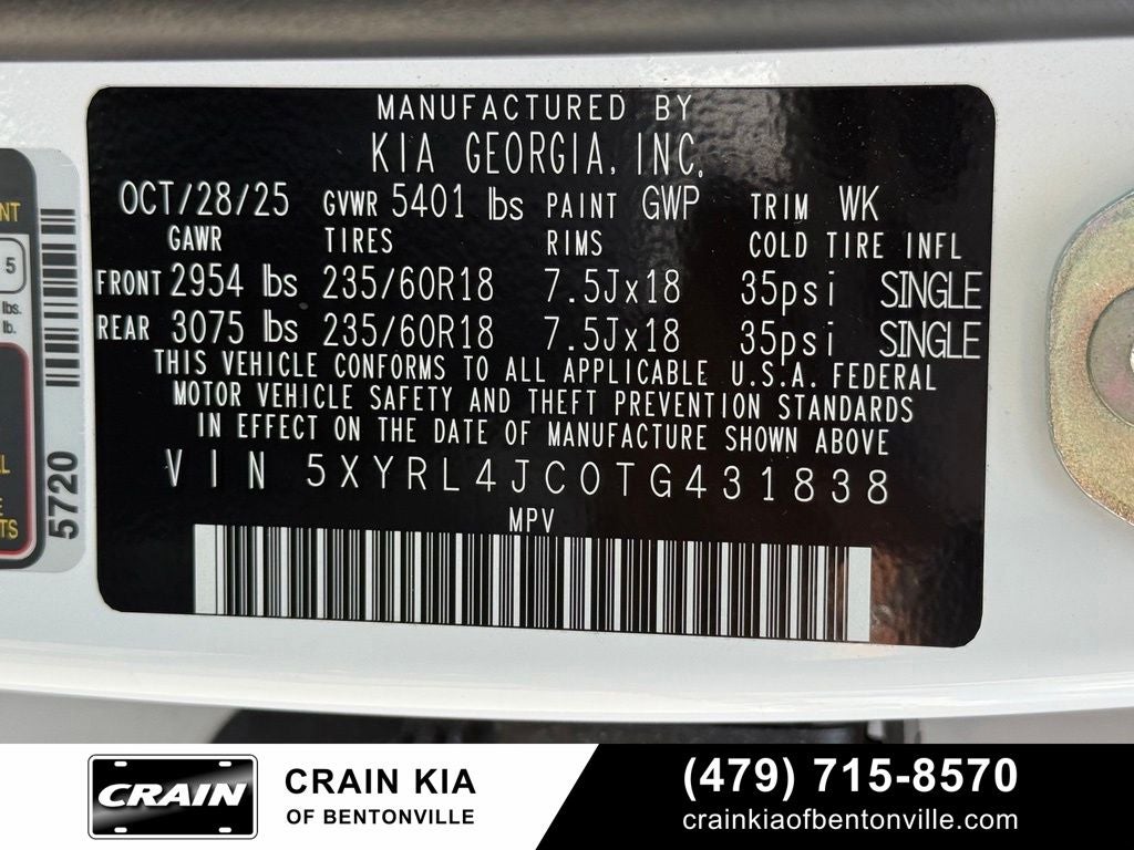2026 Kia Sorento S