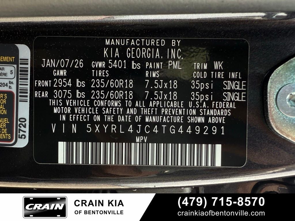 2026 Kia Sorento S