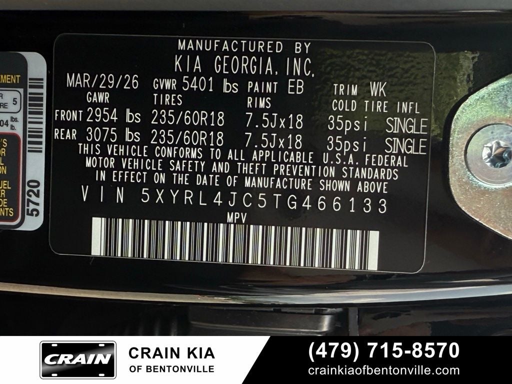 2026 Kia Sorento S