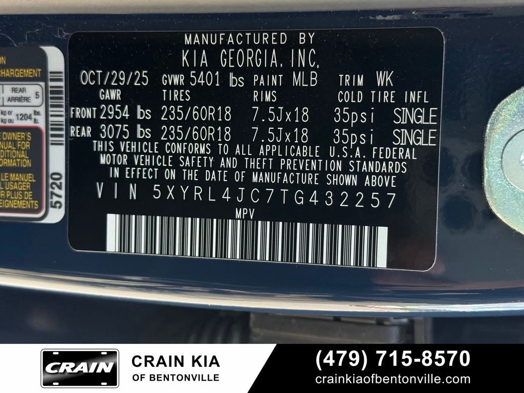 2026 Kia Sorento S