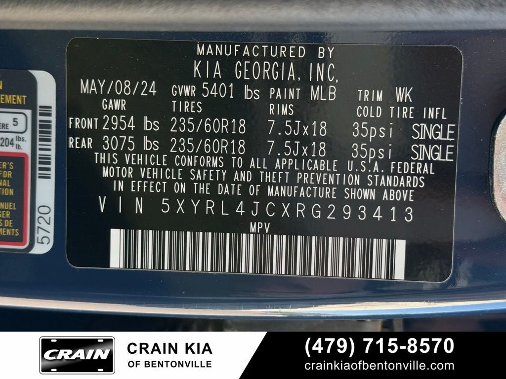 2024 Kia Sorento S - KIA CPO / PANORAMIC SUNROOF / ONE OWNER