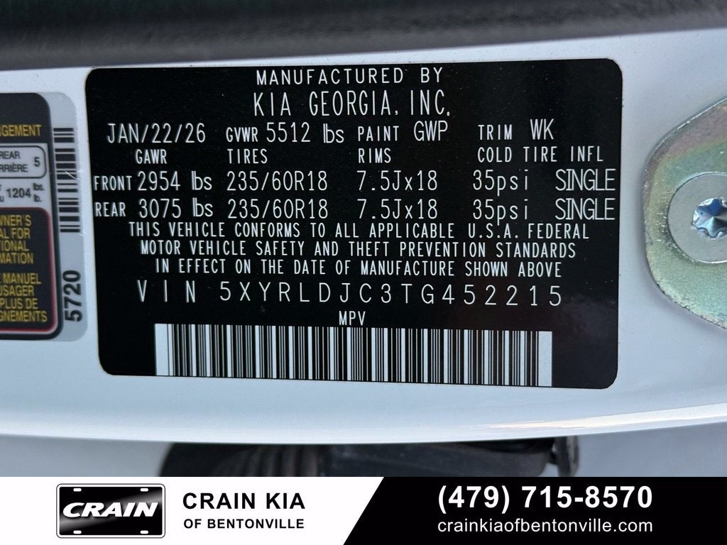 2026 Kia Sorento S