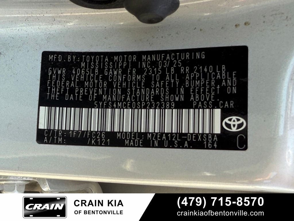 2025 Toyota Corolla SE - CLEAN CARFAX / ONE OWNER