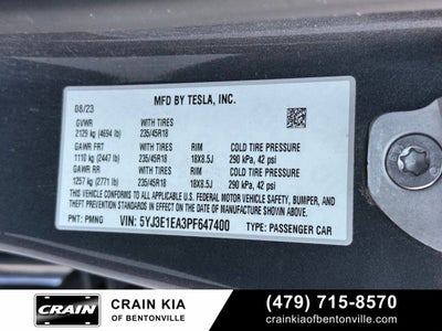 2023 Tesla Model 3 Base