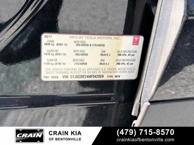 2017 Tesla Model X 75D - AWD / CLEAN CARFAX