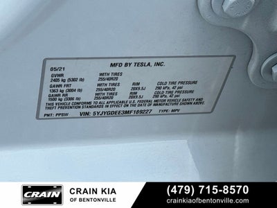 2021 Tesla Model Y Long Range - AWD / CLEAN CARFAX / ONE OWNER
