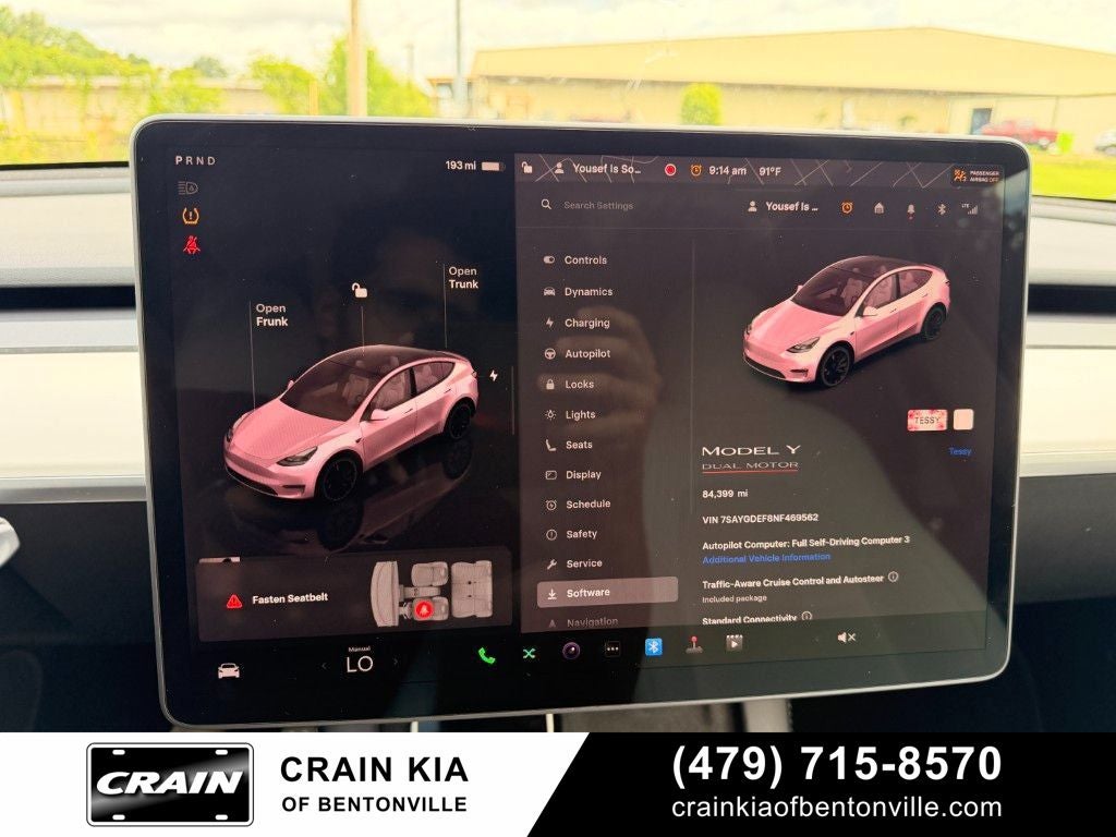 2022 Tesla Model Y Performance - AWD / CLEAN CARFAX / WHITE INTERIOR