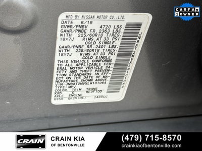 2020 Nissan Rogue SV - AWD / CARFAX ONE OWNER