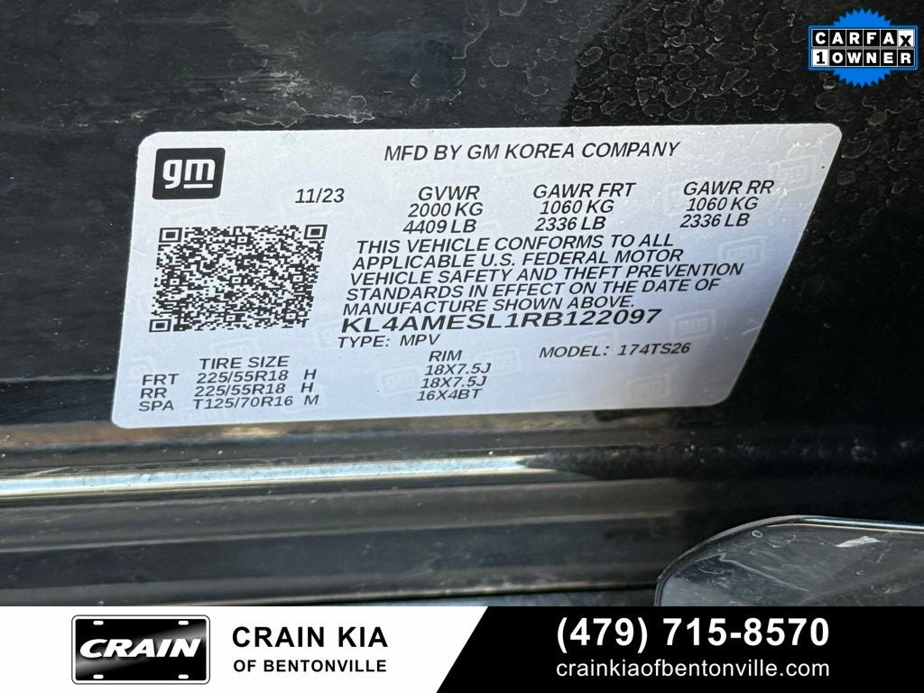 2024 Buick Encore GX Sport Touring - AWD / CLEAN CARFAX / ONE OWNER