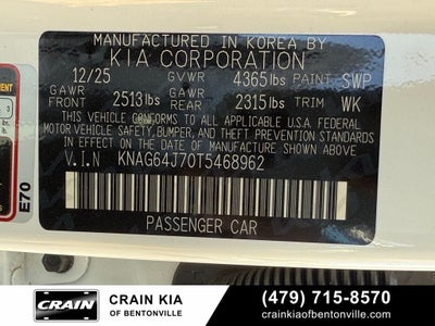 2026 Kia K5 GT-Line