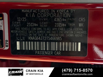 2026 Kia K5 GT-Line