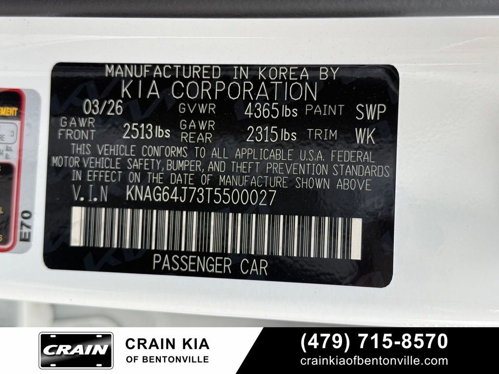 2026 Kia K5 GT-Line