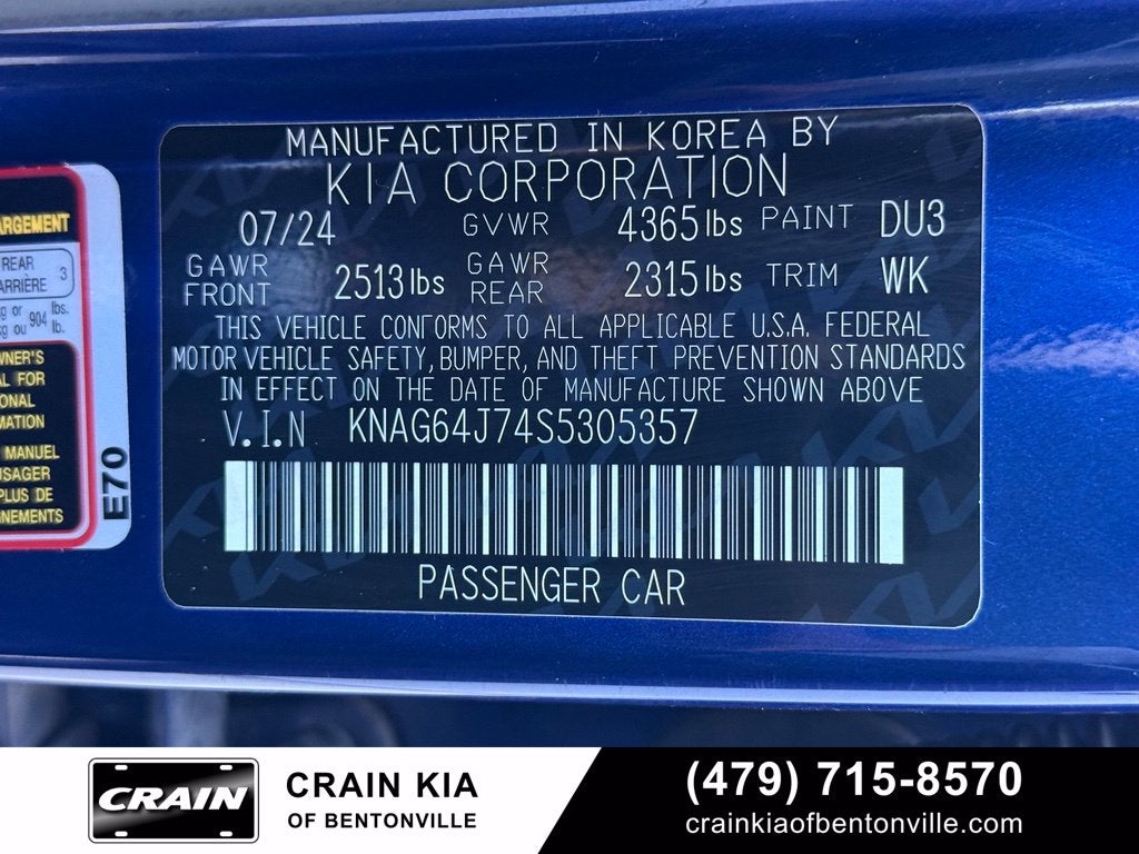 2025 Kia K5 GT-Line - KIA CPO / CLEAN CARFAX / ONE OWNER