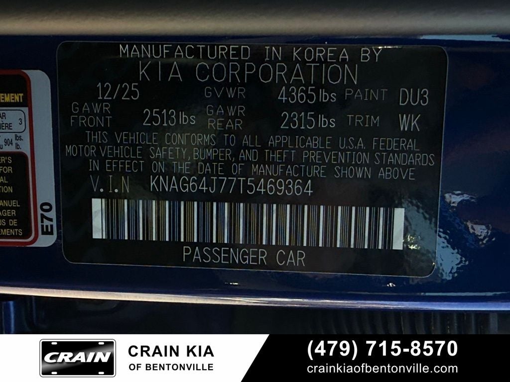 2026 Kia K5 GT-Line
