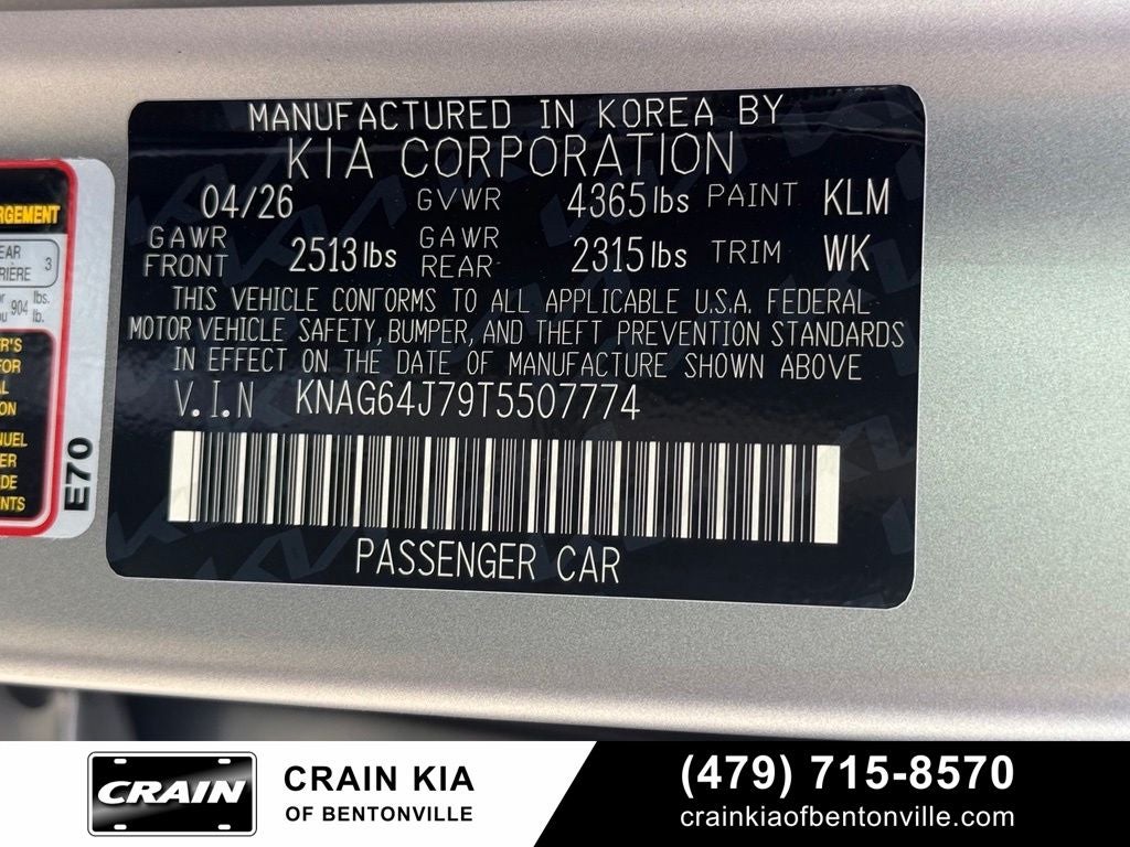 2026 Kia K5 GT-Line