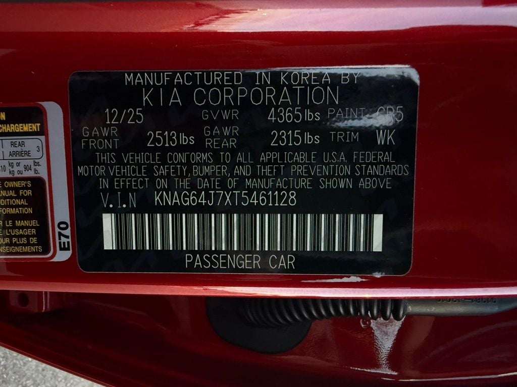 2026 Kia K5 GT-Line