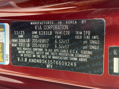 2026 Kia Carnival LXS