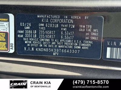 2026 Kia Carnival LX