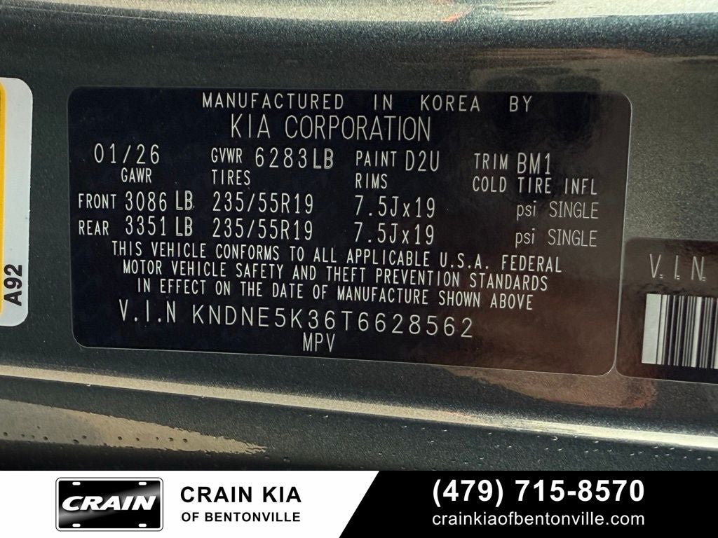 2026 Kia Carnival SX Prestige