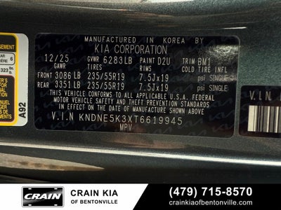 2026 Kia Carnival SX