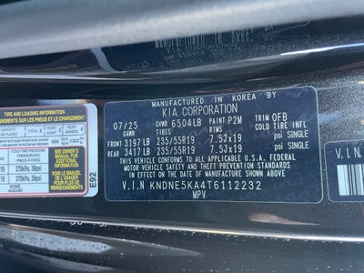 2026 Kia Carnival Hybrid SX