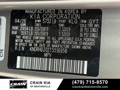 2026 Kia Sorento Hybrid EX