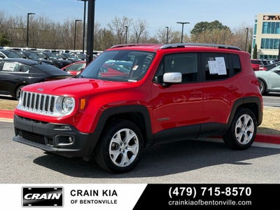 2015 Jeep Renegade Limited - 4WD / CLEAN CARFAX / ONE OWNER