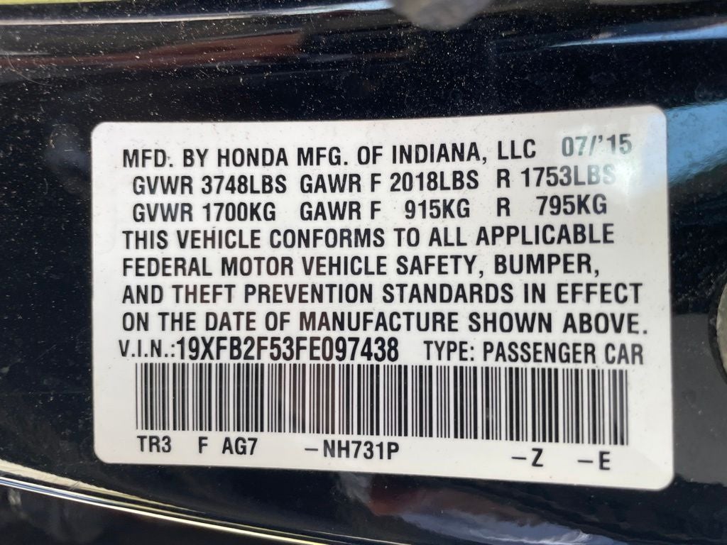 2015 Honda Civic LX