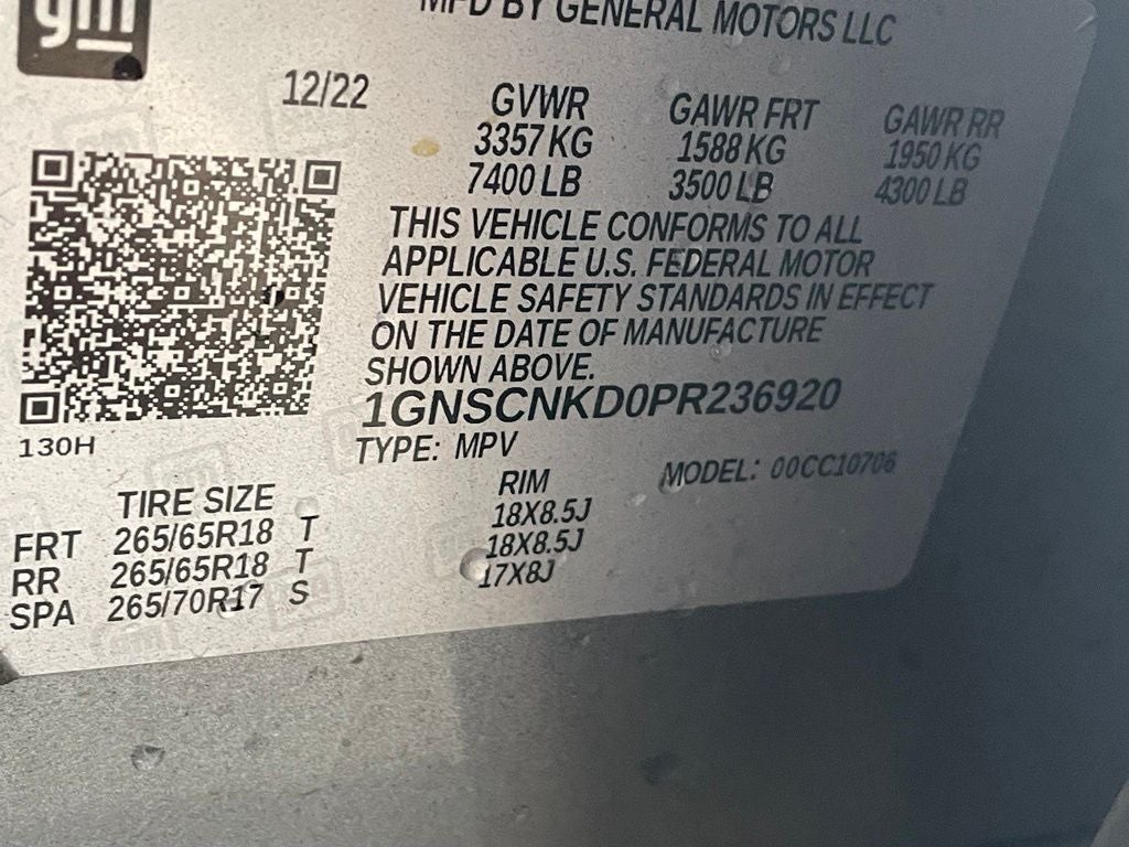 2023 Chevrolet Tahoe LT BOSE AUDIO / HEATED SEATS / REMOTE START