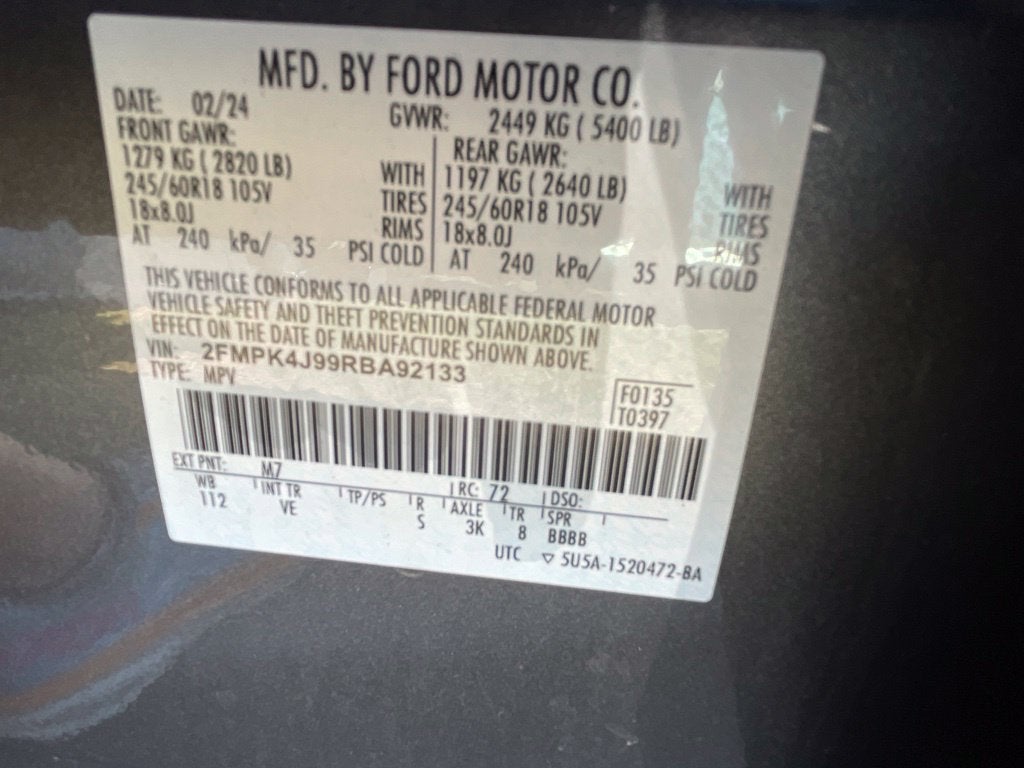 2024 Ford Edge SEL HEATED SEATS / AWD / POWER SEATS