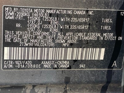 2020 Toyota RAV4 XLE