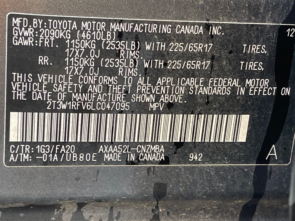 2020 Toyota RAV4 XLE