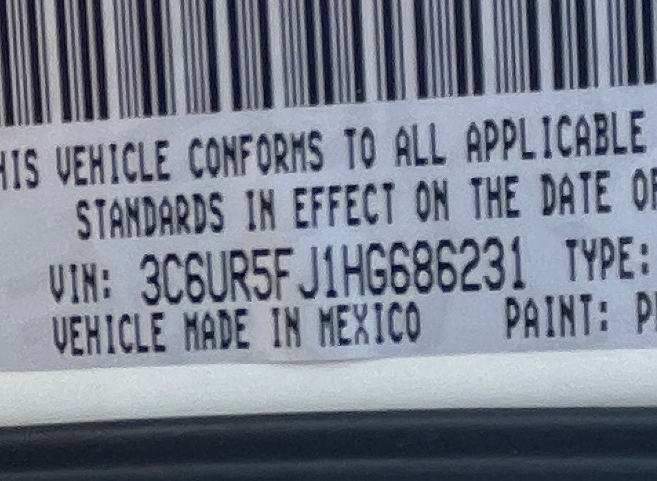 2017 RAM 2500 Laramie