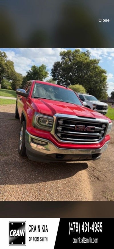2017 GMC Sierra 1500 SLT 4X4 / LEATHER / CLEAN CARFAX