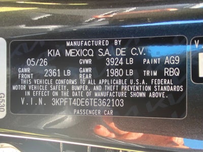 2026 Kia K4 LX
