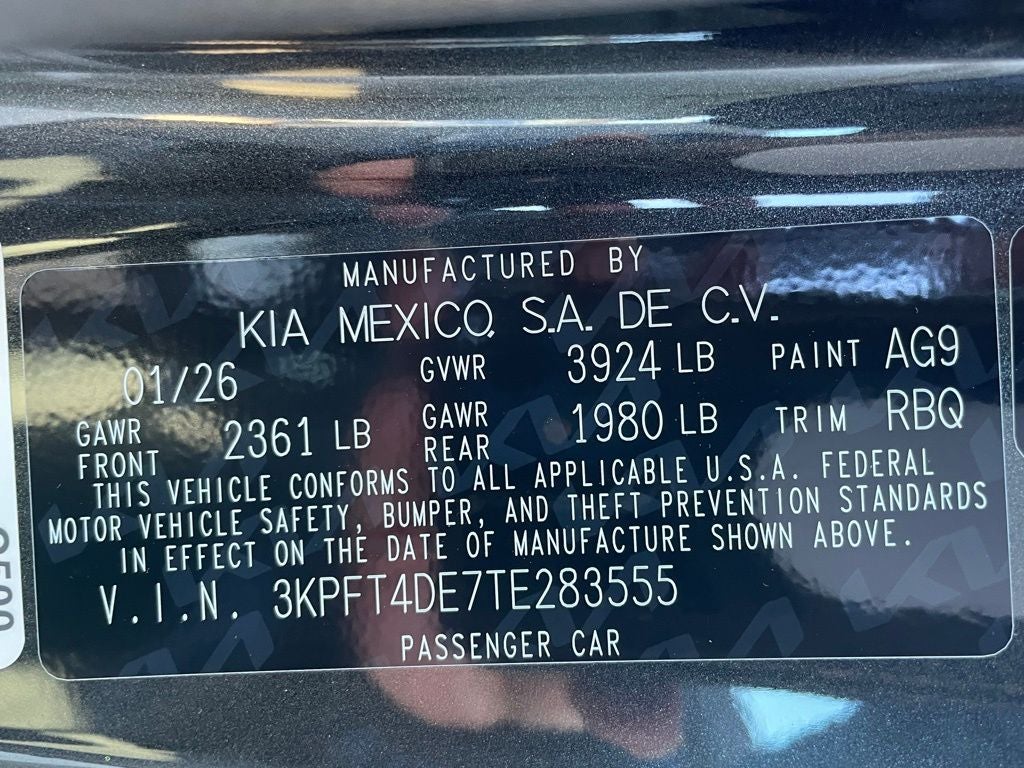 2026 Kia K4 LXS