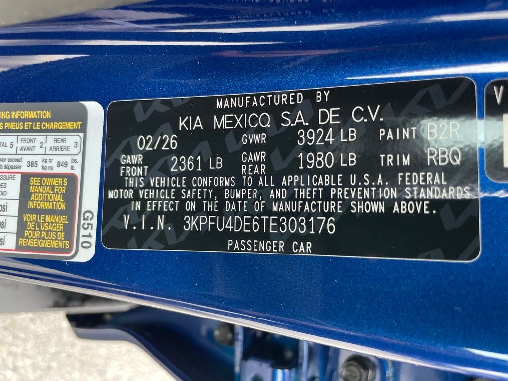 2026 Kia K4 EX