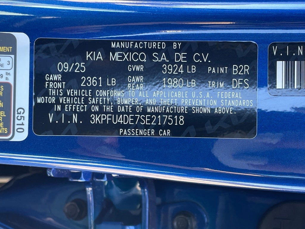 2025 Kia K4 EX