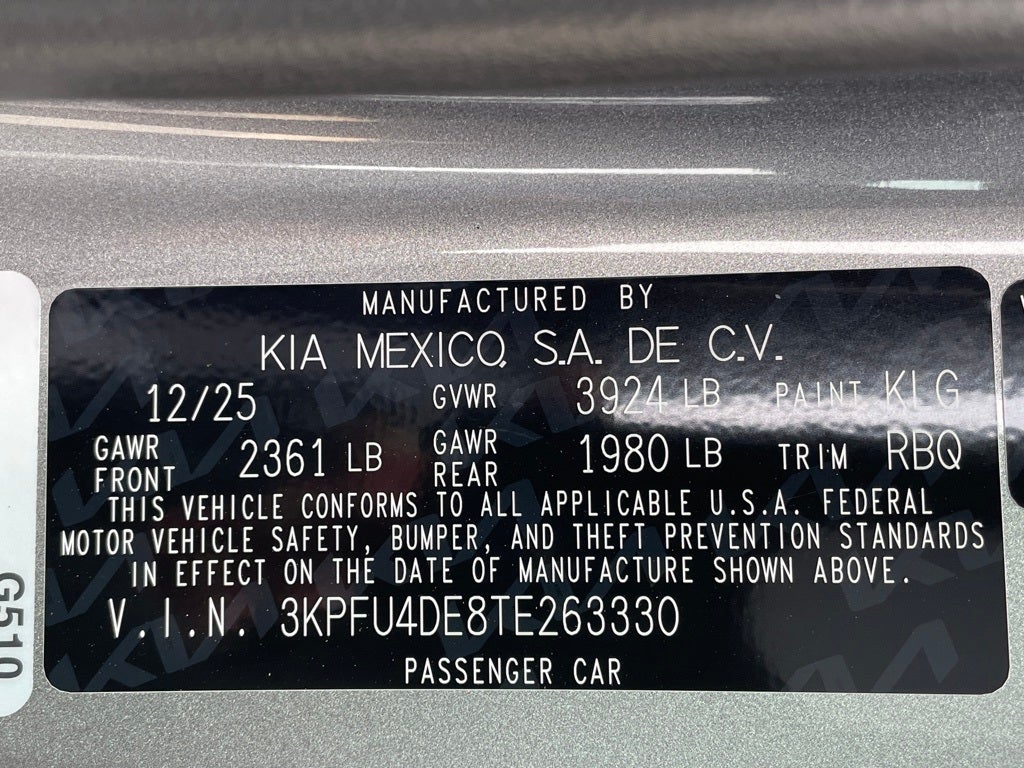 2026 Kia K4 EX