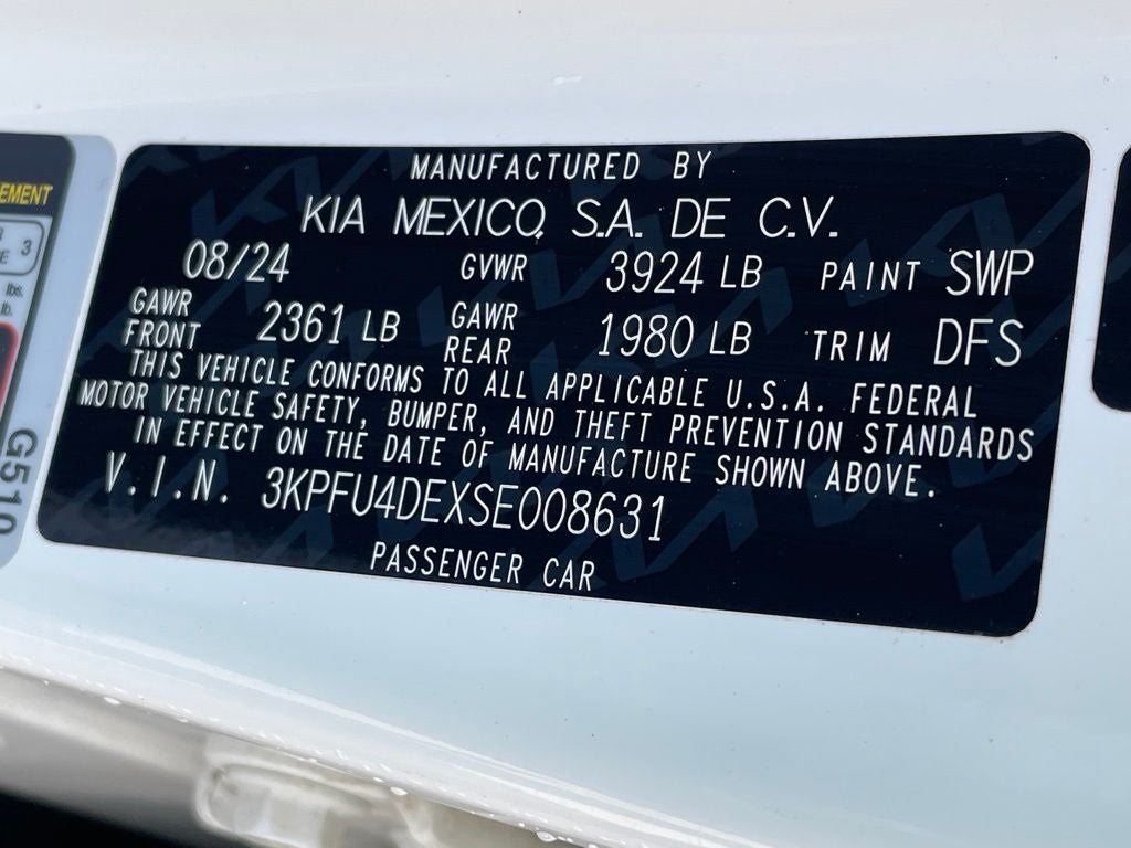 2025 Kia K4 EX ONE OWNER / CLEAN CARFAX