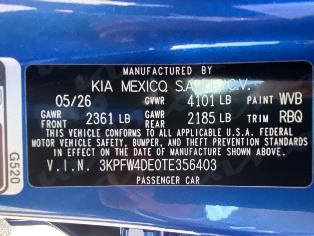 2026 Kia K4 GT-Line