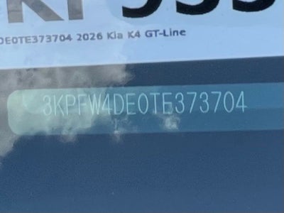 2026 Kia K4 GT-Line