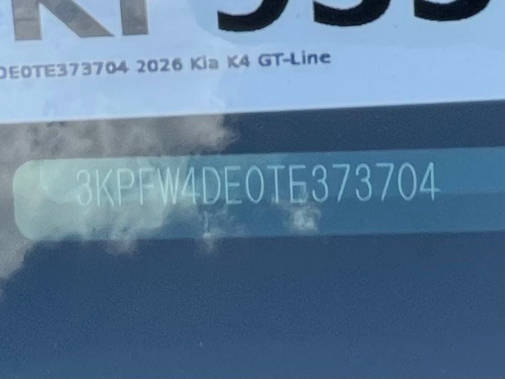 2026 Kia K4 GT-Line