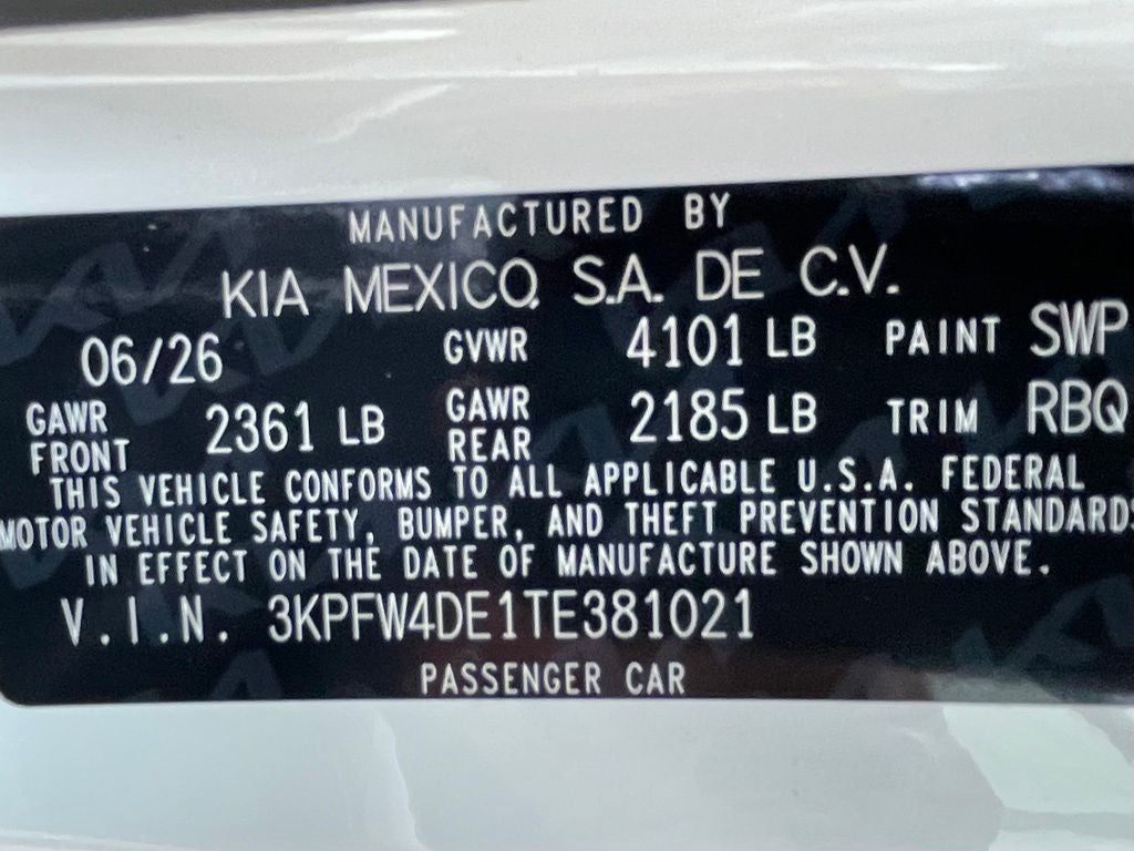 2026 Kia K4 GT-Line