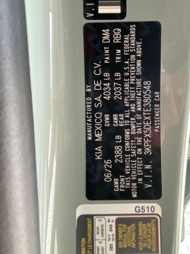 2026 Kia K4 EX