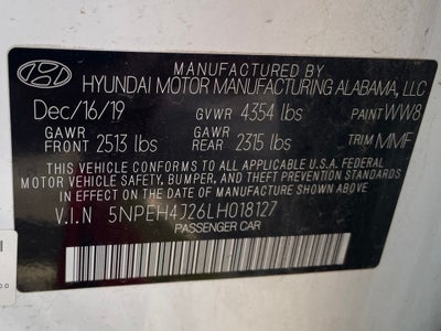 2020 Hyundai Sonata Limited MOONROOF / HEATED SEATS