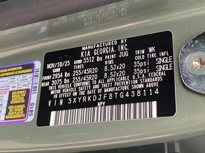 2026 Kia Sorento X-Line SX