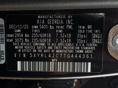2026 Kia Sorento S
