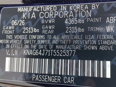 2026 Kia K5 GT-Line